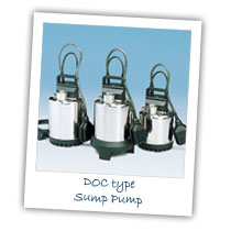 DOC type Sump Pump